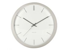 Bílé nástěnné hodiny 5859WG Karlsson 40cm