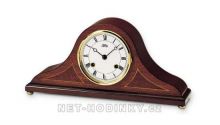 Luxusní quartz stolní hodiny dřevěné AMS 132/8 mahagon