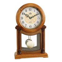 Stolní dřevěné hodiny s kyvadlem E08.4192