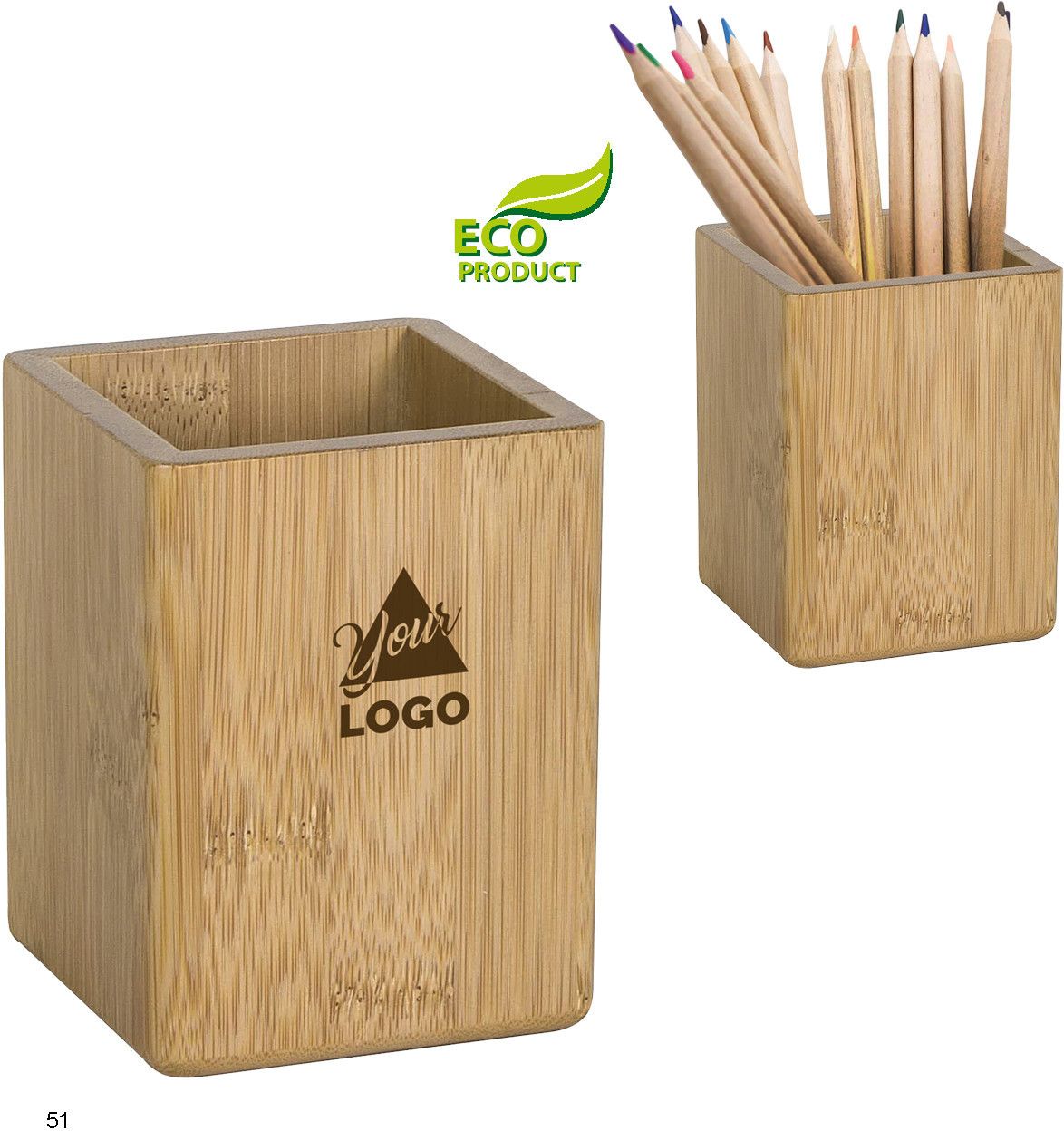 Bambusový stojánek na propisky, eco friendly J14.4040 J14.4040.53