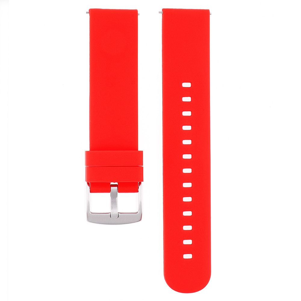 Silikonový řemínek na hodinky o průměru 22 mm s klasickým zapínáním na trn RJ.15347 RJ.15347 (20 mm) - bílý