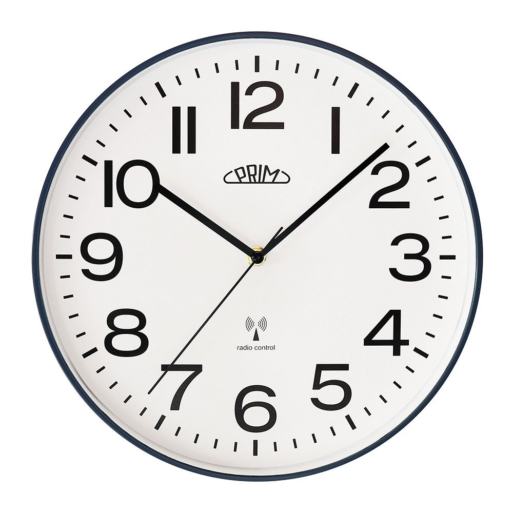 Rádiem řízené nástěnné plastové hodiny nejen pro příznivce klasického minimalistického designu. Obrovskou předností těchto hodin tkví v automatickém nastavování aktuálního času, PRIM Radio Classic II - A