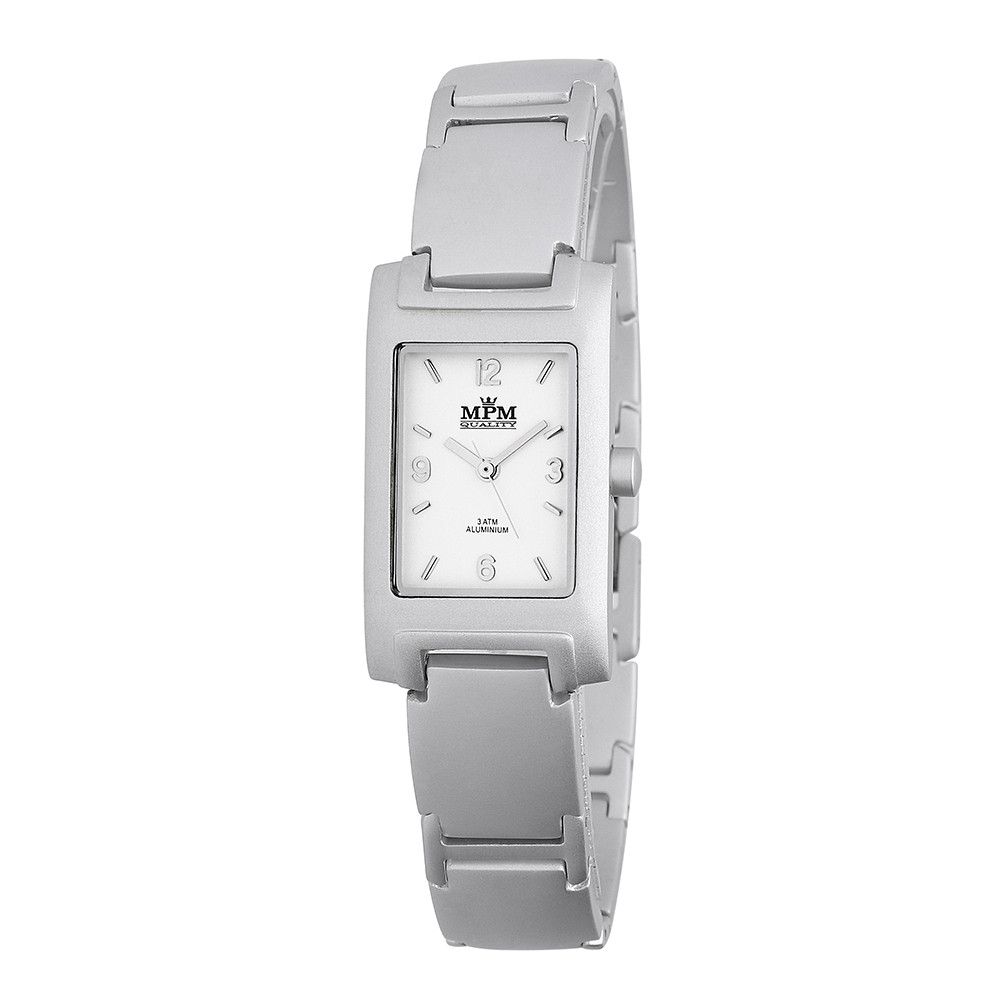 Módní dámské hodinky MPM Adele Vás příjemně překvapí svou úžasnou lehkostí. Pouzdro hodinek včetně řemínku jsou vyrobeny z hliníku, který je pro své antialergenní vlastnosti velmi MPM Adele - A