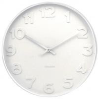 Bílé hodiny Karlsson KA5635