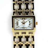 Zlaté dámské hodinky s reliéfním číselníkem W02M.10630 - W02M.10630.D