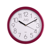 Nástěnné hodiny JVD HP612.10 fialová barva