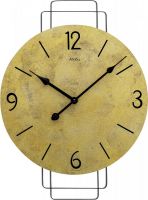 Nástěnné hodiny kulaté AMS 9689 mosaz antik