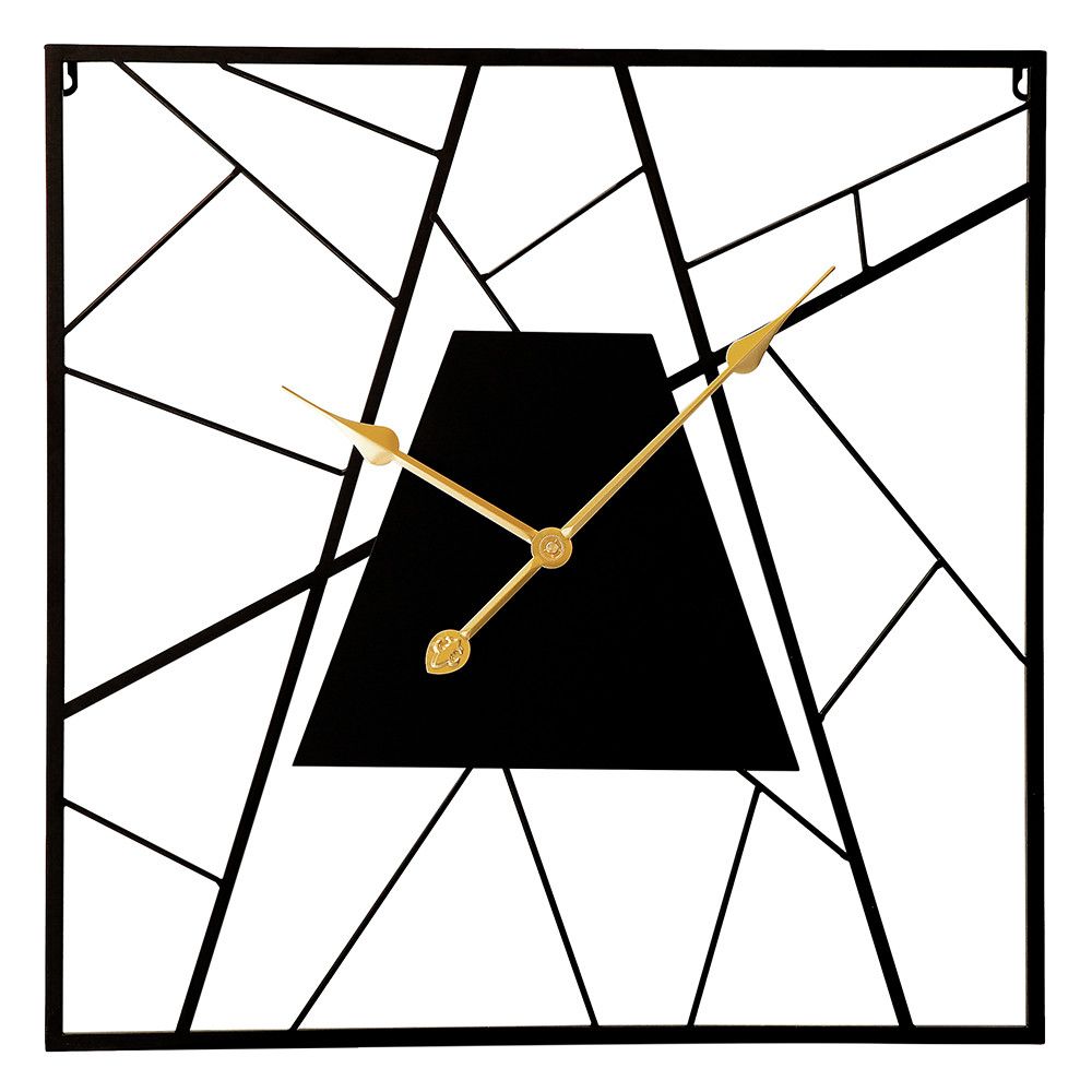 Designové kovové hodiny o průměru 58 cm s pozlacenými antickými ručičkami. Hodiny se skvěle hodí do obýváku a díky kvalitnímu strojku s plynulým chodem najdou své uplatnění i v ložn MPM Pharrell