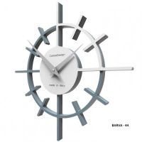 Designové hodiny 10-018 CalleaDesign Crosshair 29cm (více barevných variant) Barva světle modrá klasik-74 - RAL5012