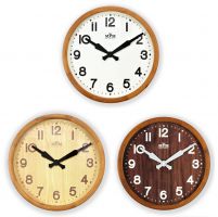Dřevěné nástěnné hodiny s dřevěným motivem ciferníku E07.3661 | E07.3661, E07.3661, E07.3661