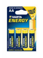 Alkalické tužkové baterie VARTA Energy AA (blistr - 4 ks)